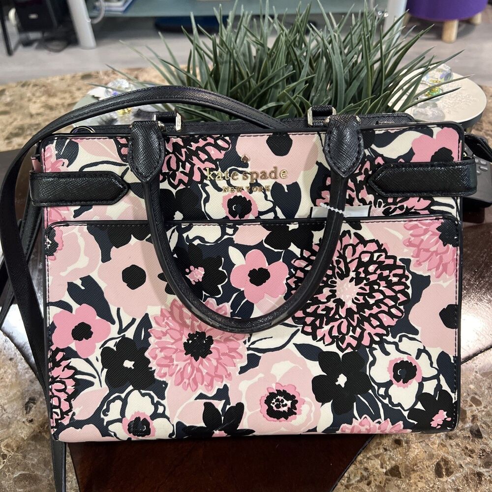 Kate Spade Staci Medium Floral Satchel Bag